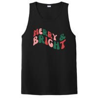 Retro Merry And Bright Long Sleeve PosiCharge Competitor Tank