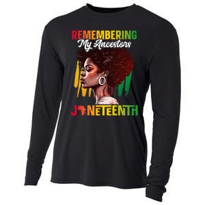 Remembering My Ancestors Black History Juneteenth Cooling Performance Long Sleeve Crew