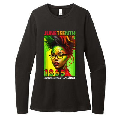 Remembering My Ancestors Juneteenth Black Wo Womens CVC Long Sleeve Shirt