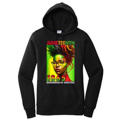 Remembering My Ancestors Juneteenth Black Wo Women's Pullover Hoodie