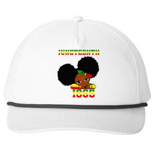 Remembering My Ancestors Juneteenth Celebrate Black Women Snapback Five-Panel Rope Hat