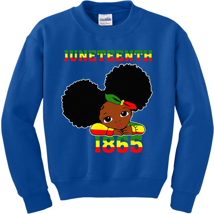 Remembering My Ancestors Juneteenth Celebrate Black Women Kids Sweatshirt