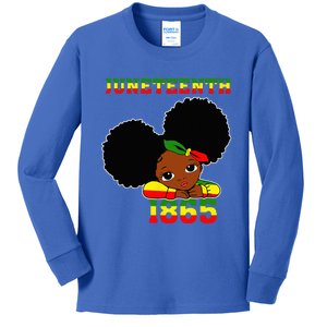 Remembering My Ancestors Juneteenth Celebrate Black Women Kids Long Sleeve Shirt