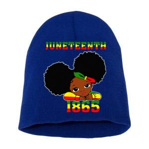 Remembering My Ancestors Juneteenth Celebrate Black Women Short Acrylic Beanie