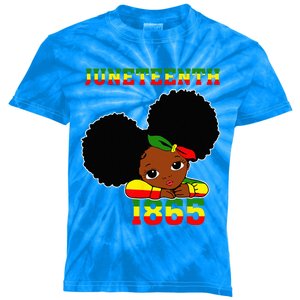 Remembering My Ancestors Juneteenth Celebrate Black Women Kids Tie-Dye T-Shirt