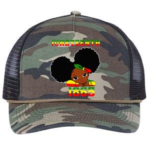 Remembering My Ancestors Juneteenth Celebrate Black Women Retro Rope Trucker Hat Cap