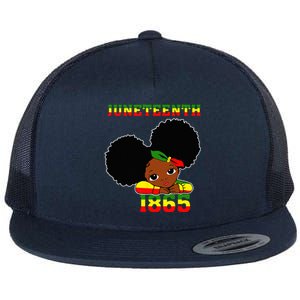 Remembering My Ancestors Juneteenth Celebrate Black Women Flat Bill Trucker Hat