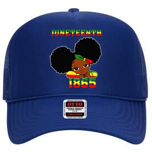 Remembering My Ancestors Juneteenth Celebrate Black Women High Crown Mesh Back Trucker Hat