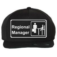 Regional Manager Assistant To The Regional Manager Matching Wool Snapback Cap
