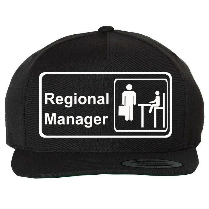 Regional Manager Assistant To The Regional Manager Matching Wool Snapback Cap