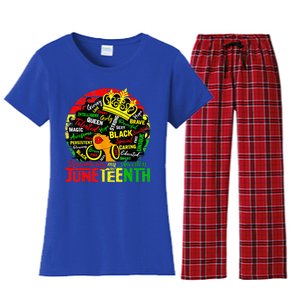 Remembering My Ancestors Juneteenth Celebrate Black Womens Women's Flannel Pajama Set