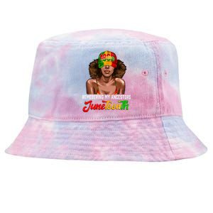 Remembering My Ancestors Juneteenth Celebrate Black Women Tie-Dyed Bucket Hat