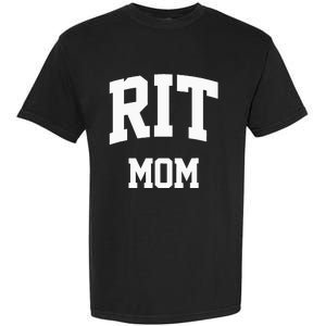 RIT Mom Arch College University Font Garment-Dyed Heavyweight T-Shirt