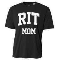 RIT Mom Arch College University Font Cooling Performance Crew T-Shirt