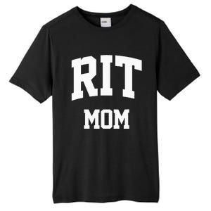 RIT Mom Arch College University Font Tall Fusion ChromaSoft Performance T-Shirt