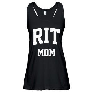 RIT Mom Arch College University Font Ladies Essential Flowy Tank