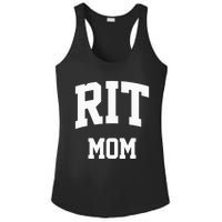 RIT Mom Arch College University Font Ladies PosiCharge Competitor Racerback Tank