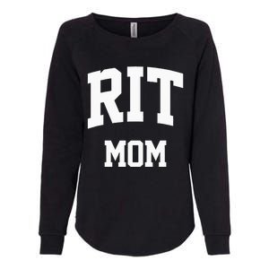 RIT Mom Arch College University Font Womens California Wash Sweatshirt