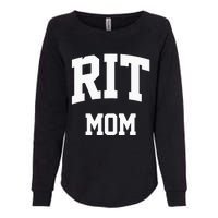 RIT Mom Arch College University Font Womens California Wash Sweatshirt