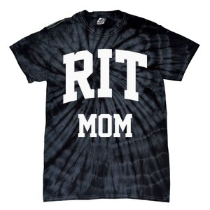 RIT Mom Arch College University Font Tie-Dye T-Shirt