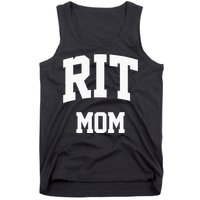 RIT Mom Arch College University Font Tank Top