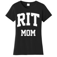 RIT Mom Arch College University Font Women's T-Shirt