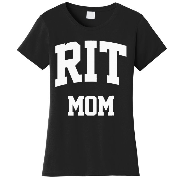 RIT Mom Arch College University Font Women's T-Shirt