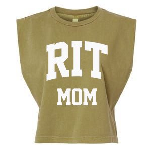 RIT Mom Arch College University Font Garment-Dyed Women's Muscle Tee