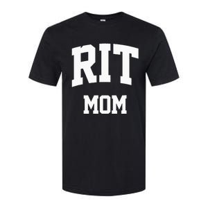 RIT Mom Arch College University Font Softstyle CVC T-Shirt