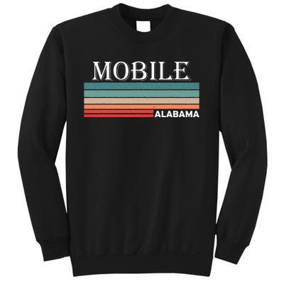 Retro Mobile Alabama Al Souvenir Gift Sweatshirt