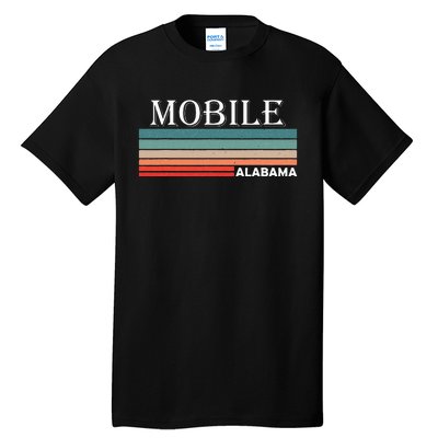 Retro Mobile Alabama Al Souvenir Gift Tall T-Shirt