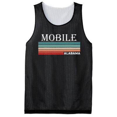 Retro Mobile Alabama Al Souvenir Gift Mesh Reversible Basketball Jersey Tank