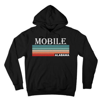 Retro Mobile Alabama Al Souvenir Gift Tall Hoodie