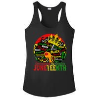 Remembering My Ancestors Juneteenth Celebrate Black Women Ladies PosiCharge Competitor Racerback Tank