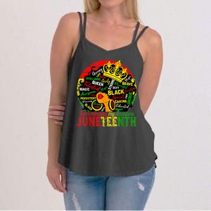 Remembering My Ancestors Juneteenth Celebrate Black Women Women's Strappy Tank