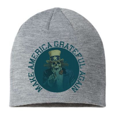 Retro Make America Grateful Again Vintage Uncle Sam Sustainable Beanie