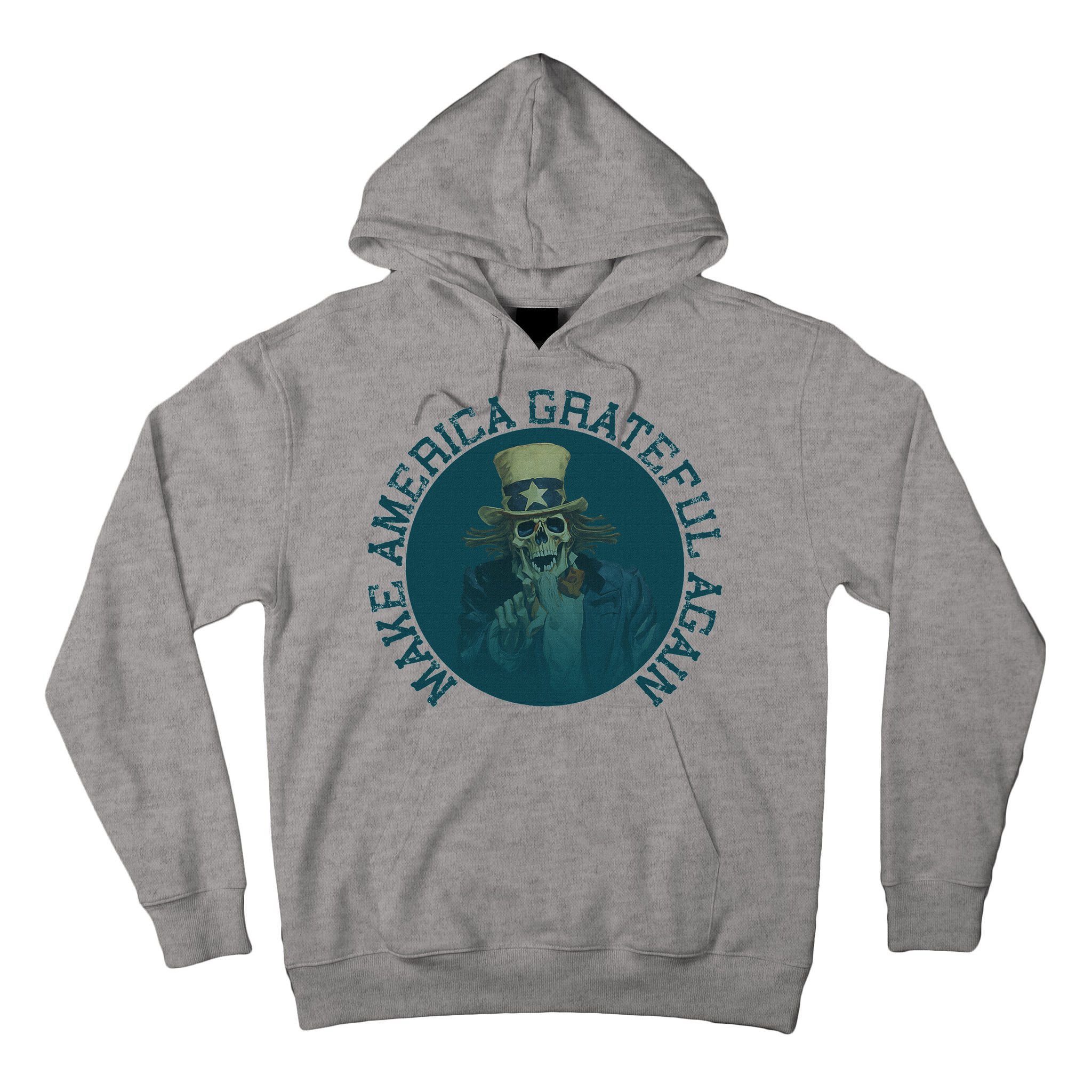 Retro Make America Grateful Again Vintage Uncle Sam Tall Hoodie