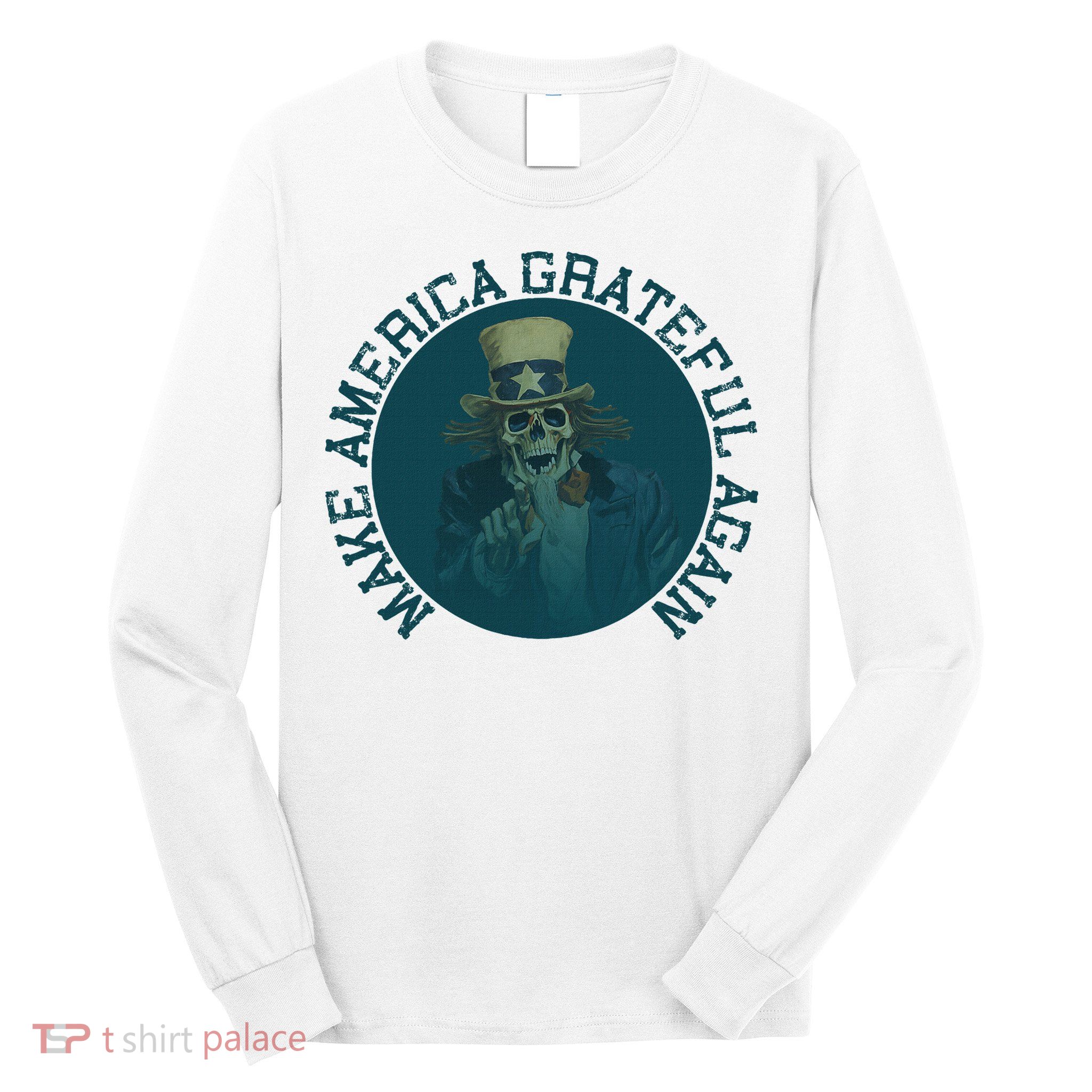 Retro Make America Grateful Again Vintage Uncle Sam Long Sleeve Shirt