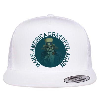 Retro Make America Grateful Again Vintage Uncle Sam Flatbill Hat