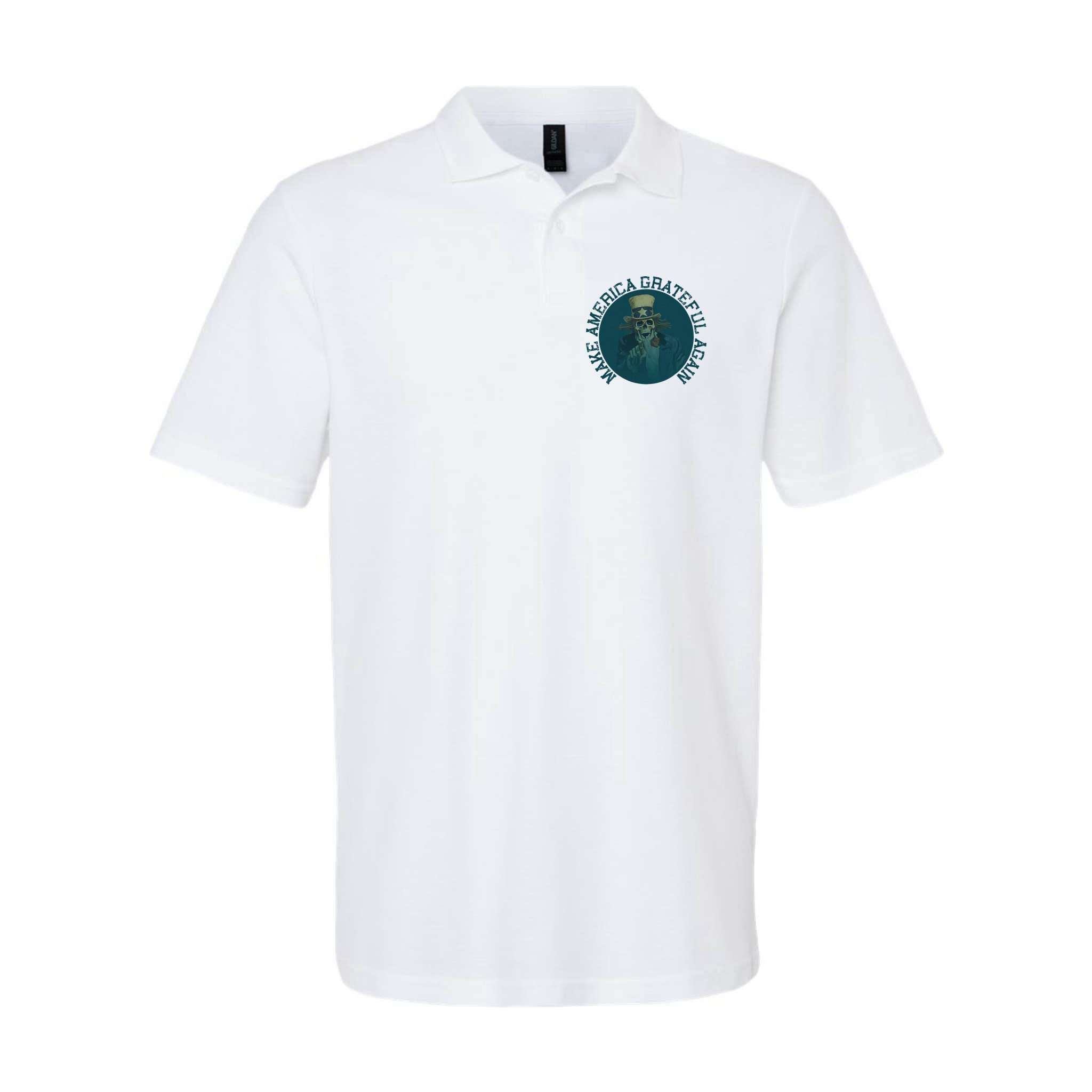 Retro Make America Grateful Again Vintage Uncle Sam Polo