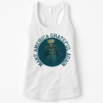 Retro Make America Grateful Again Vintage Uncle Sam Womens Tank Top