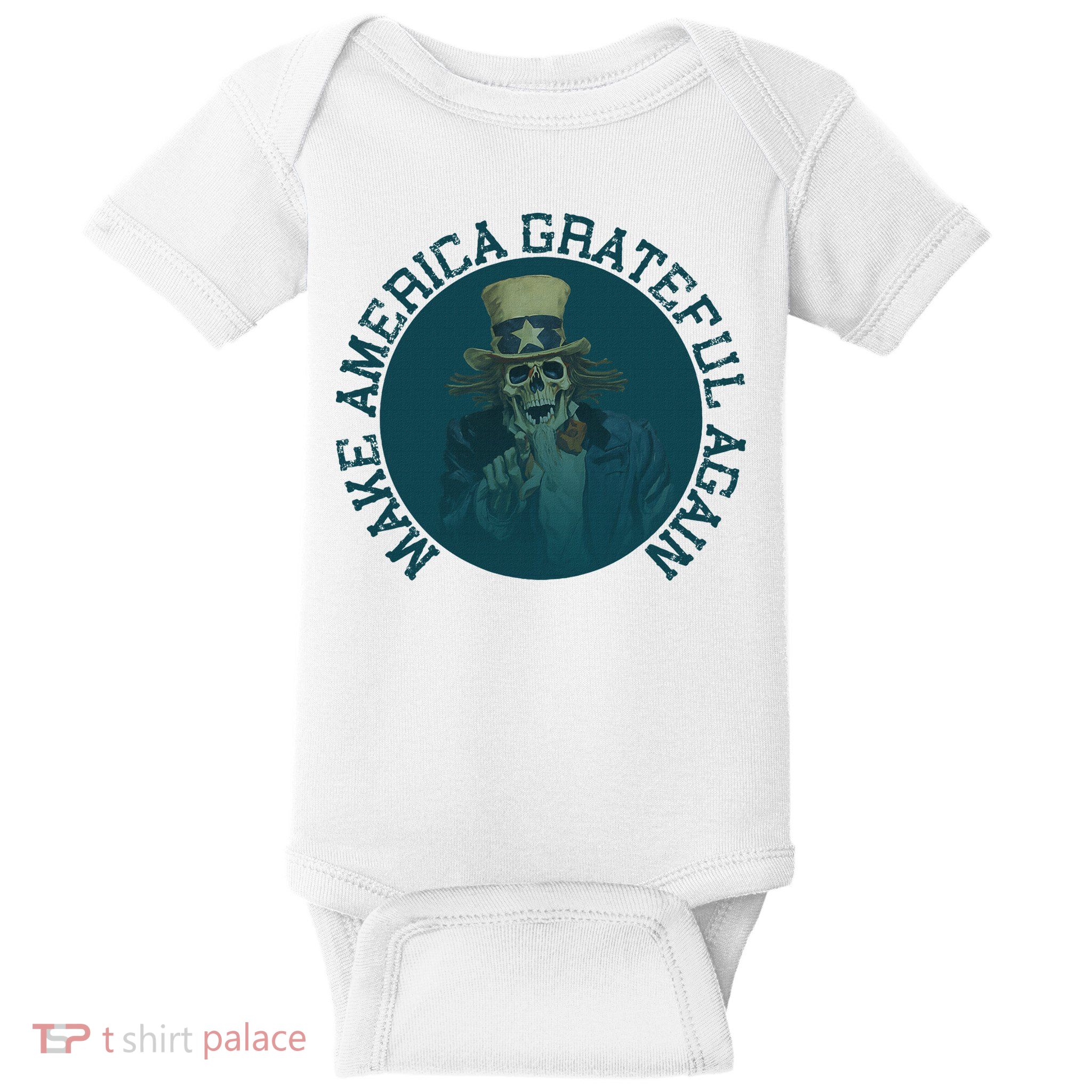 Retro Make America Grateful Again Vintage Uncle Sam Baby Bodysuit