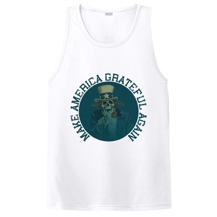 Retro Make America Grateful Again Vintage Uncle Sam PosiCharge Competitor Tank