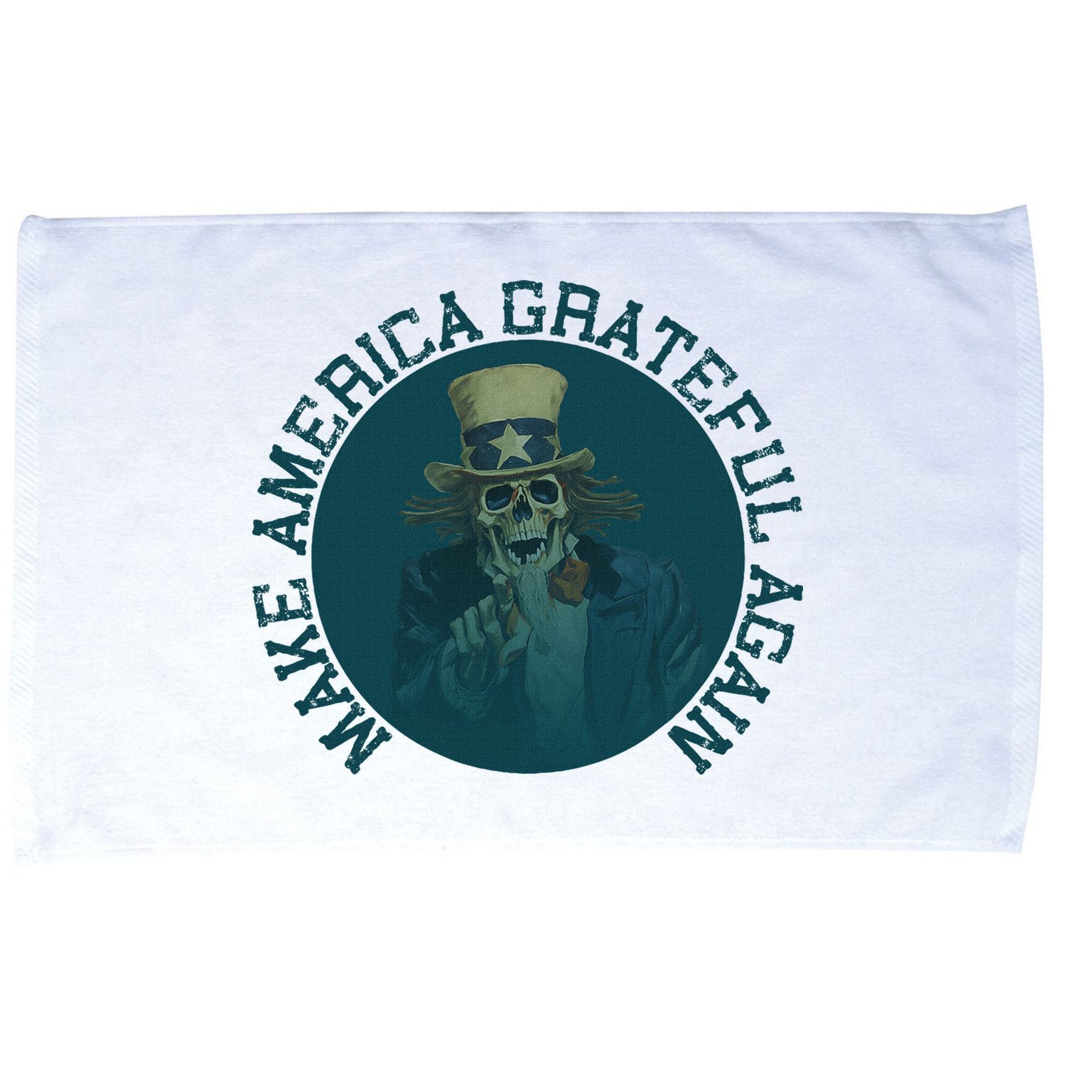 Retro Make America Grateful Again Vintage Uncle Sam Microfiber Hand Towel