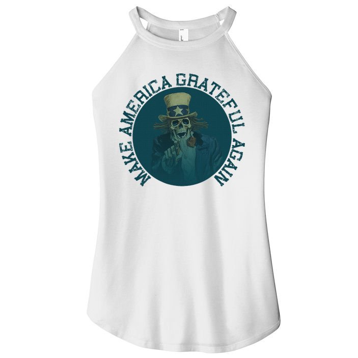Retro Make America Grateful Again Vintage Uncle Sam Women's Perfect Tri Rocker Tank