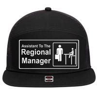 Regional Manager Assistant To The Regional Manager Matching 7 Panel Mesh Trucker Snapback Hat