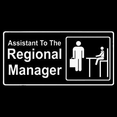 Regional Manager Assistant To The Regional Manager Matching T-Shirt