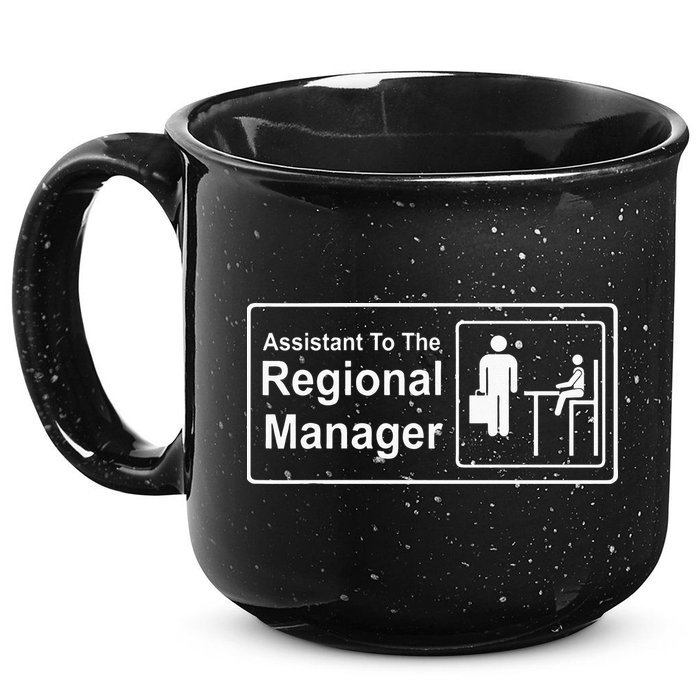 Regional Manager Assistant To The Regional Manager Matching 15oz Campfire Ceramic Mug