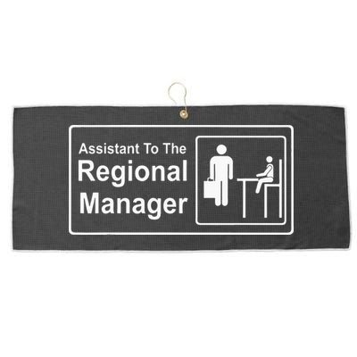 Regional Manager Assistant To The Regional Manager Matching Large Microfiber Waffle Golf Towel