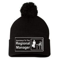 Regional Manager Assistant To The Regional Manager Matching Pom Pom 12in Knit Beanie
